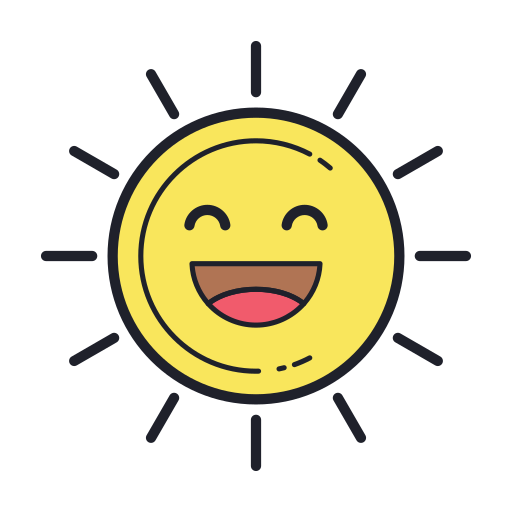 smiling sun